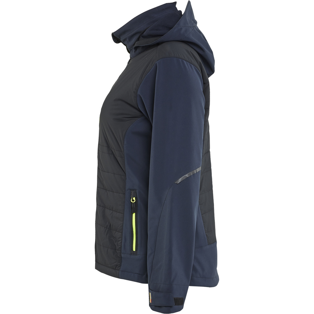 Blaklader Ladies Hybrid Jacket, Dark Navy/Yellow (3)