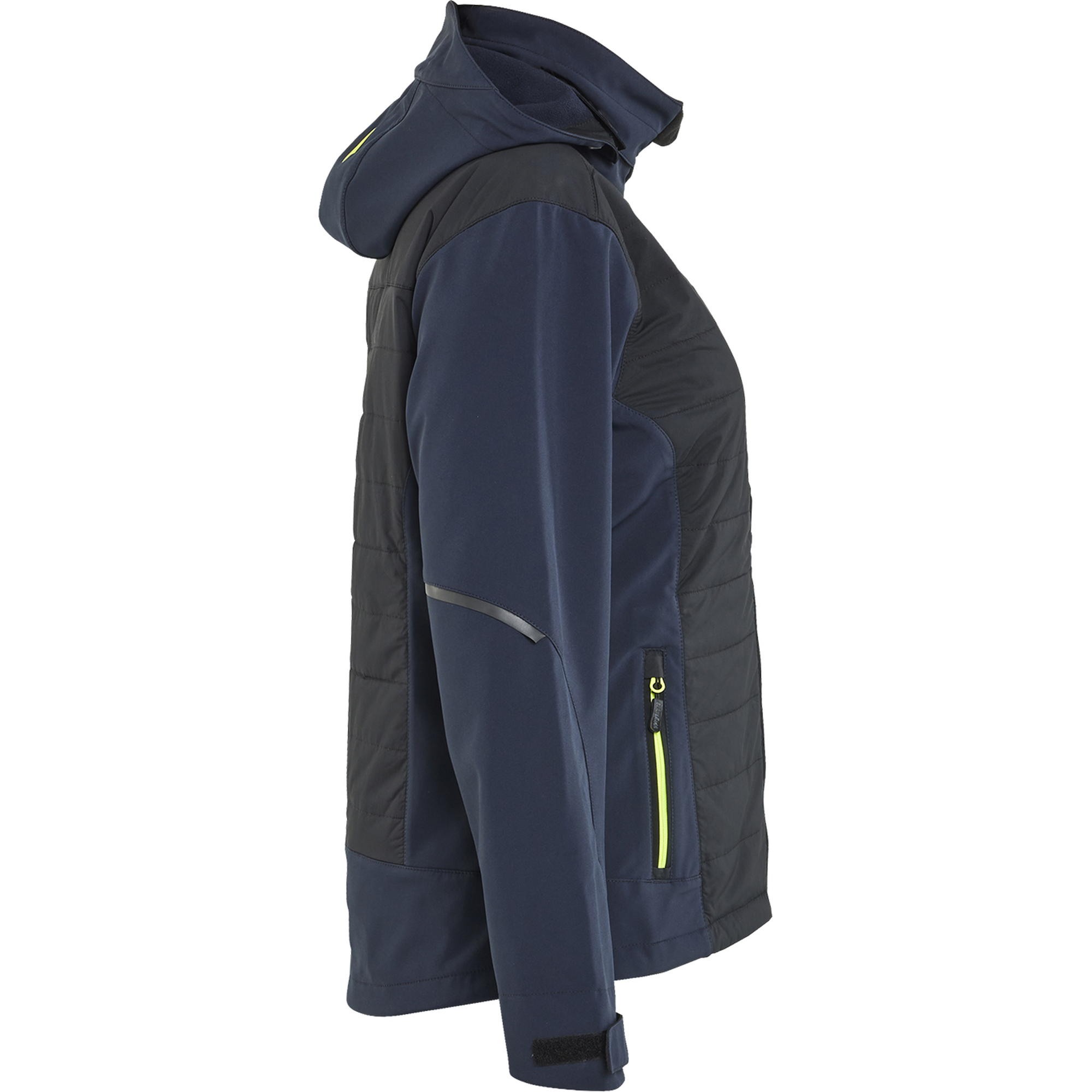 Blaklader Ladies Hybrid Jacket, Dark Navy/Yellow (2)