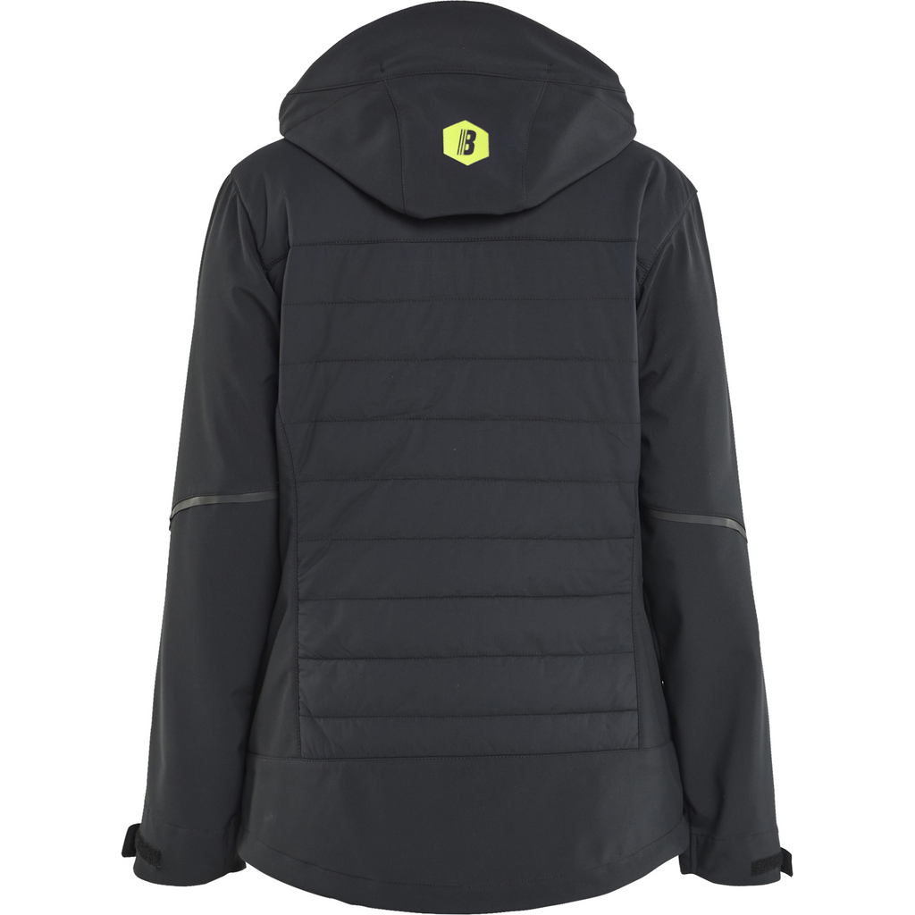 Blaklader Women's Hybrid Jacket, Black/Yellow (4)