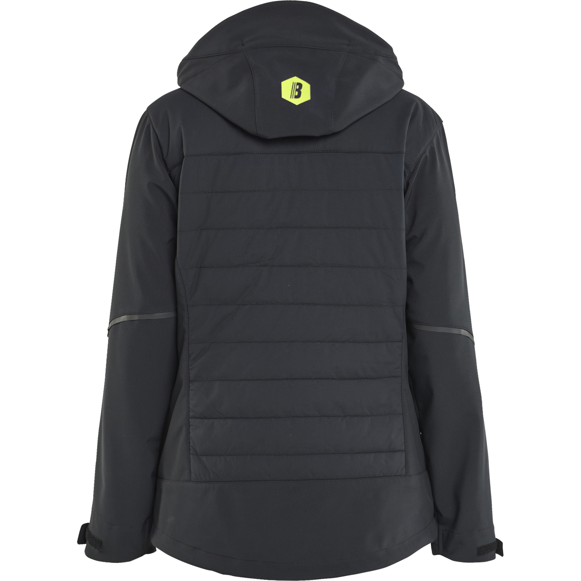 Blaklader Women's Hybrid Jacket, Black/Yellow (4)