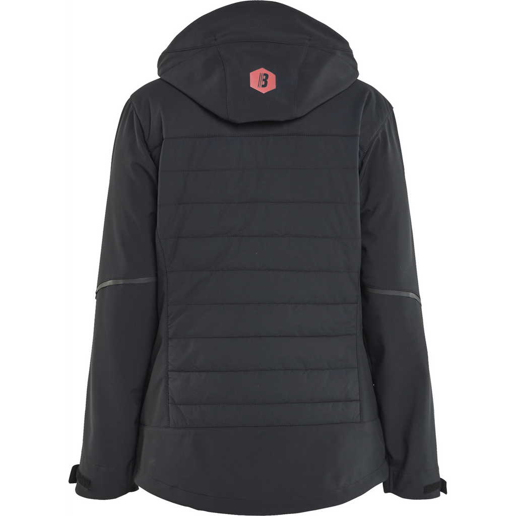 Blaklader Ladies Hybrid Jacket, Black/Red (4)