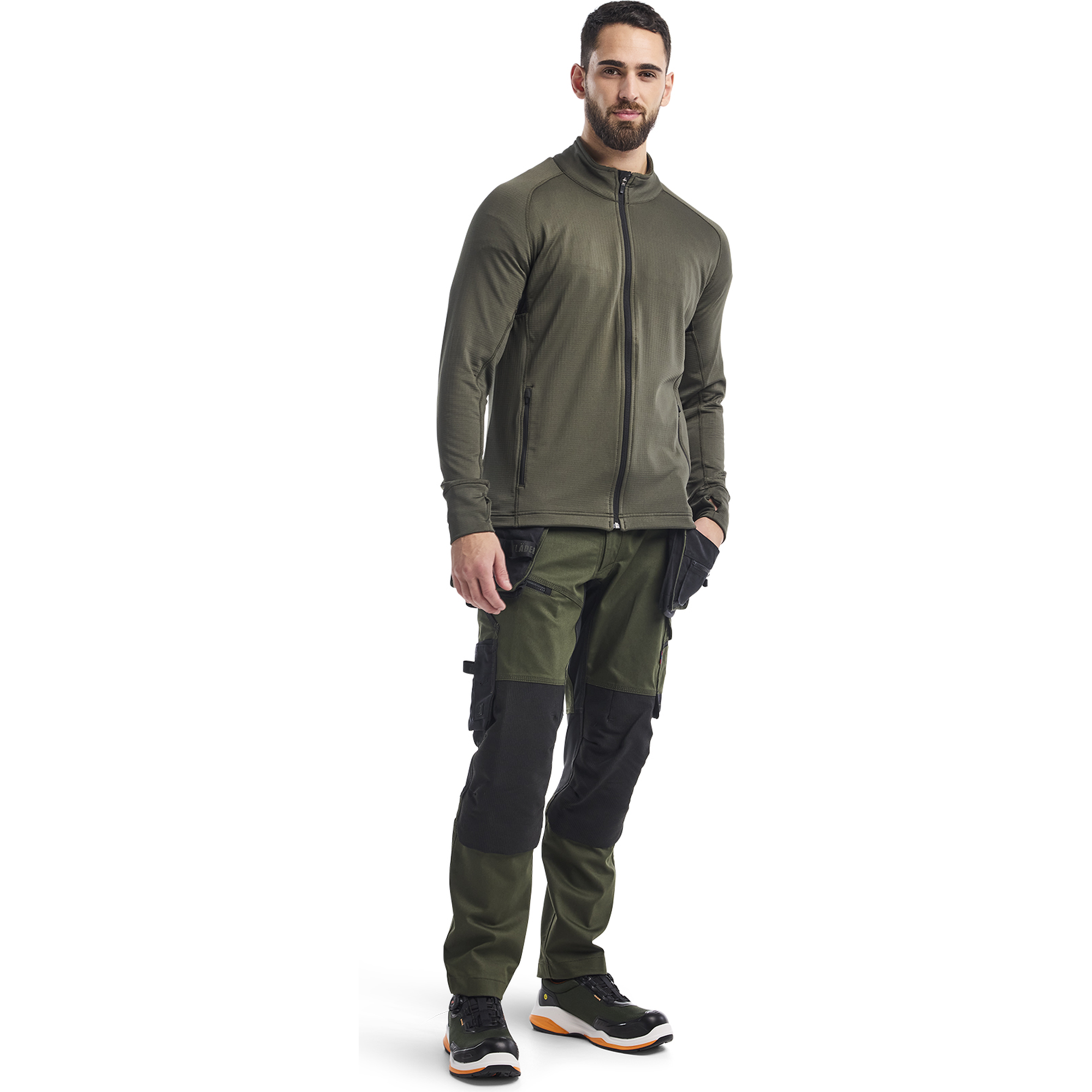 Blaklader STRIKER Fleece Jacket, Forest Green (5)