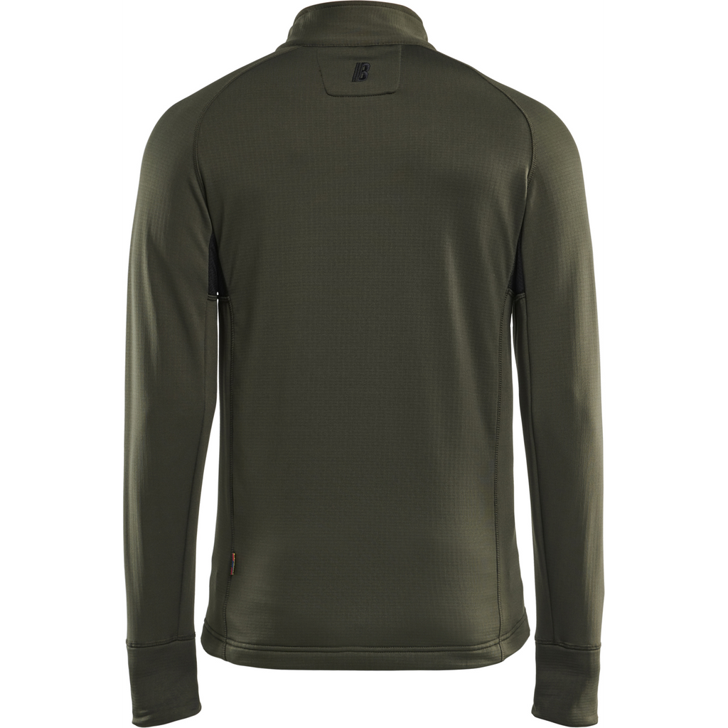 Blaklader STRIKER Fleece Jacket, Forest Green/Rust (4)