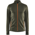 Blaklader STRIKER Fleece Jacket, Forest Green/Rust