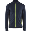 Blaklader STRIKER Fleece Jacket, Dark Navy/High Vis Yellow
