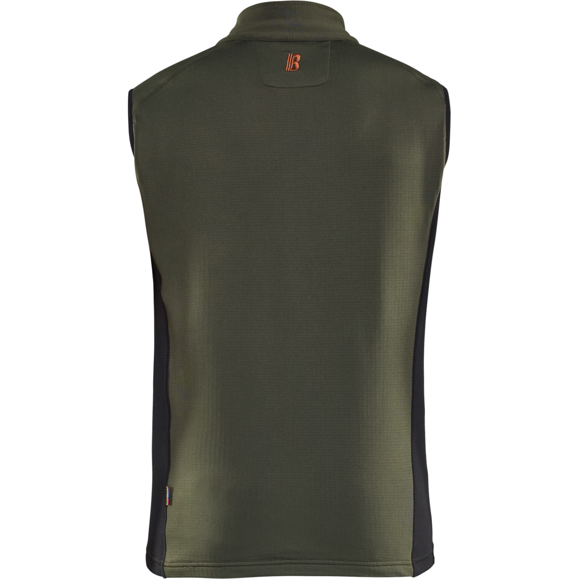 Blaklader STRIKER Fleece Vest, Forest Green/Rust (3)