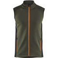 Blaklader STRIKER Fleece Vest, Forest Green/Rust