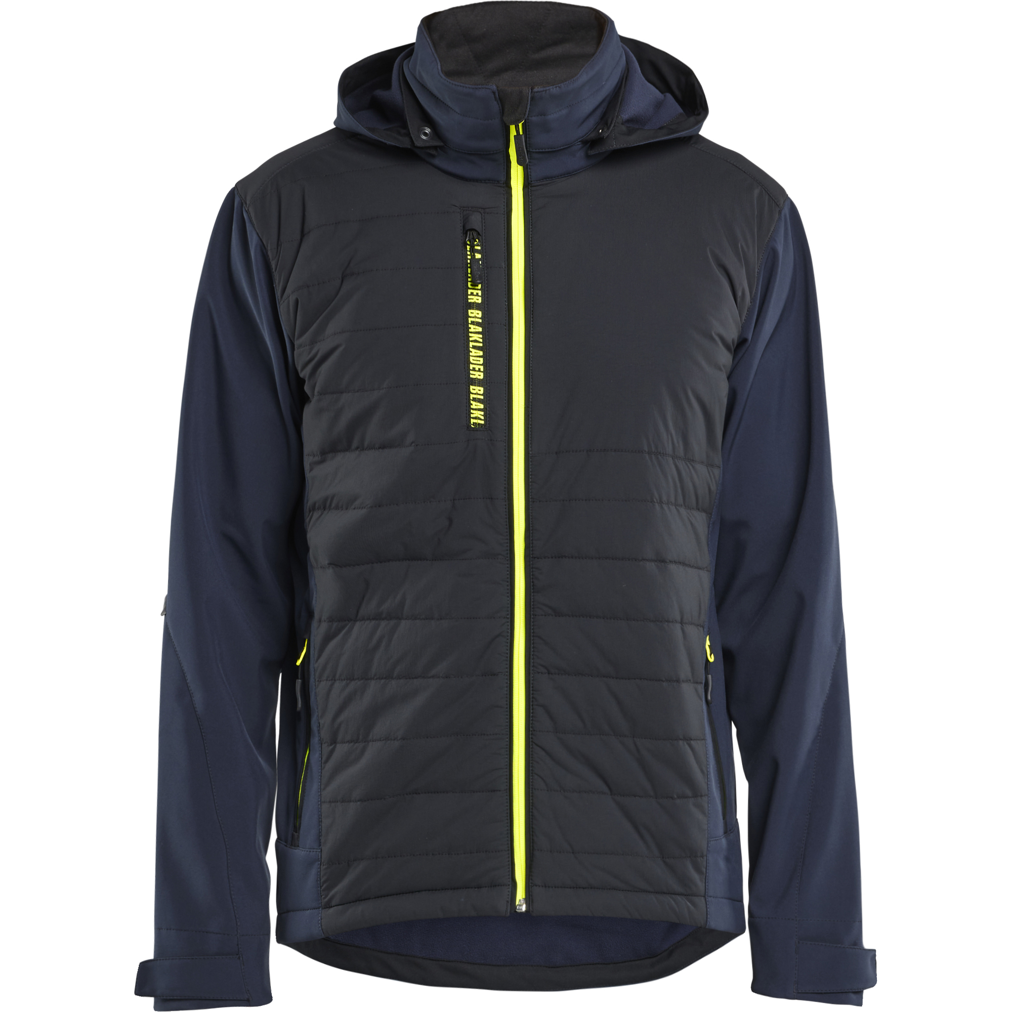 Blaklader Hybrid Jacket, Dark Navy/Yellow