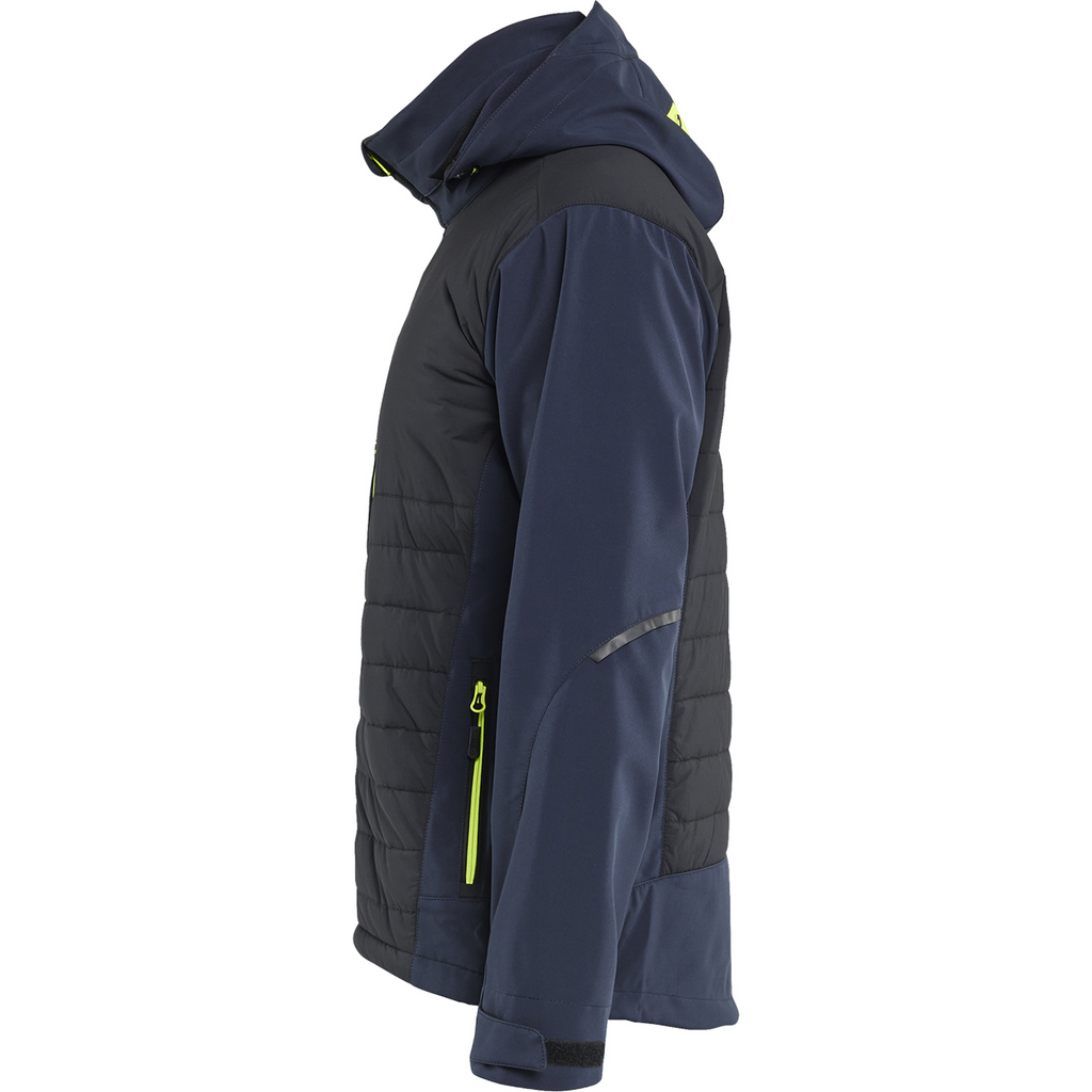 Blaklader Hybrid Jacket, Dark Navy/Yellow (3)