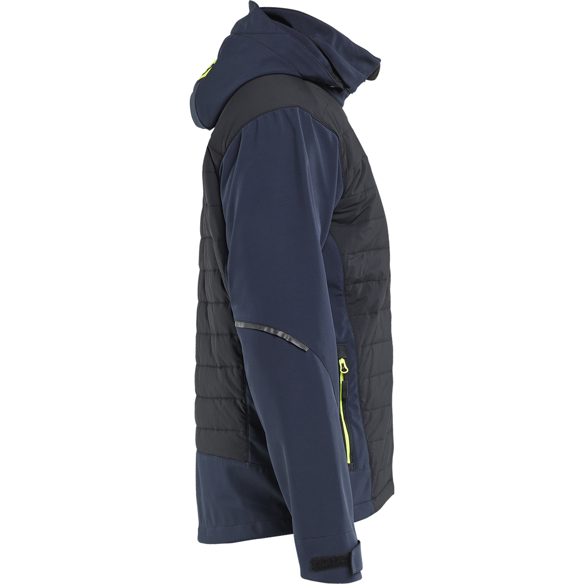 Blaklader Hybrid Jacket, Dark Navy/Yellow (2)