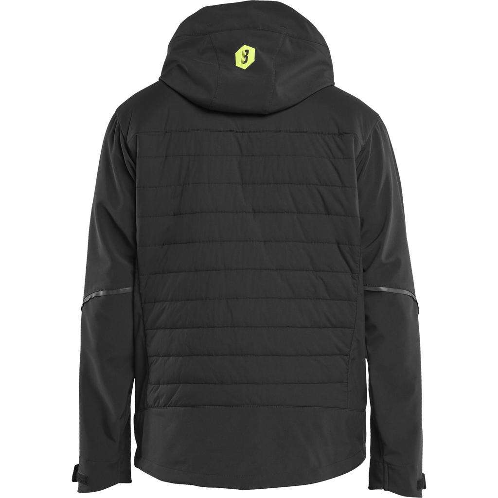 Blaklader Hybrid Jacket, Black/Yellow (4)