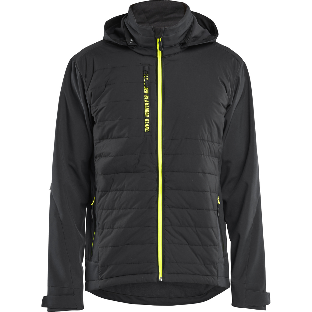Blaklader Hybrid Jacket, Black/Yellow