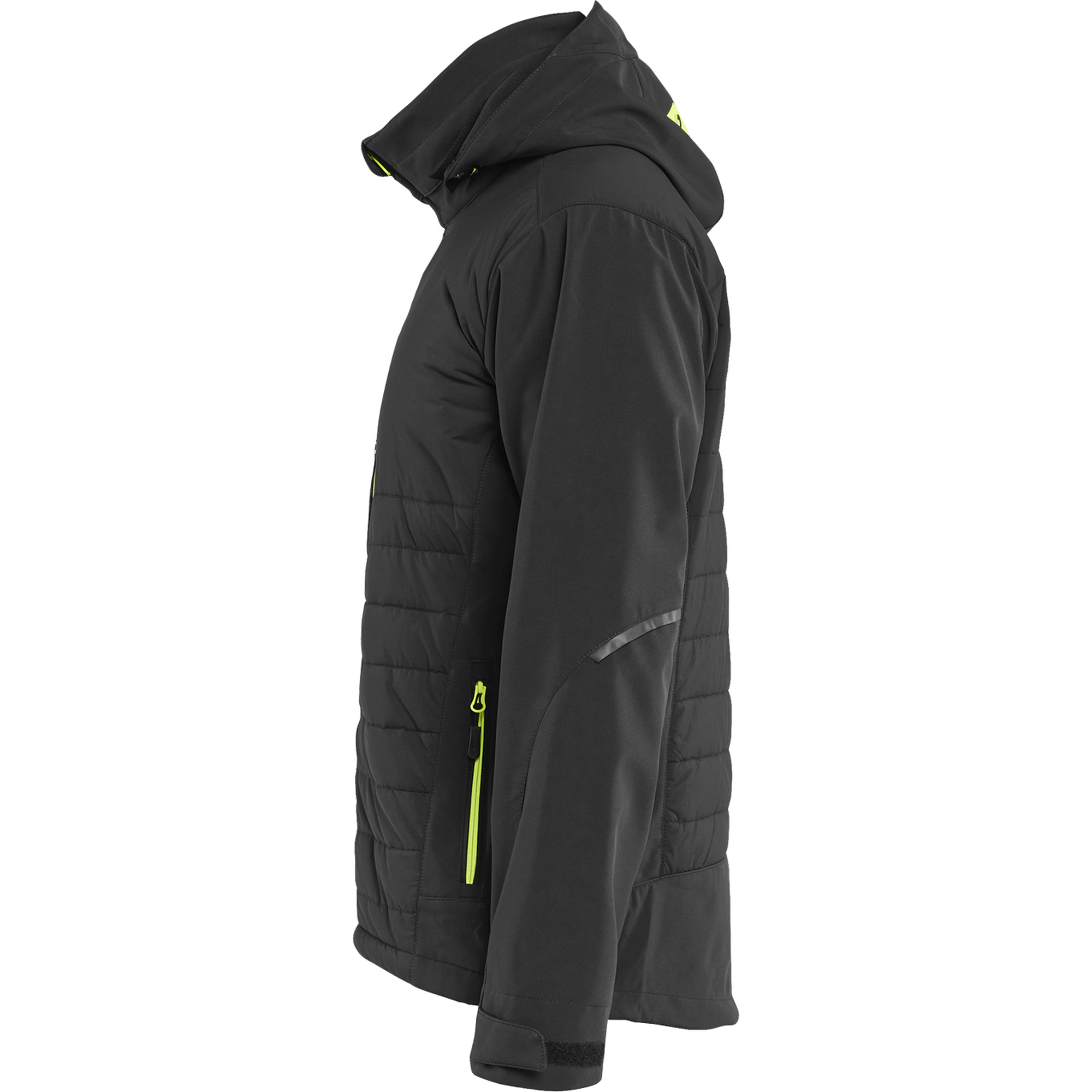 Blaklader Hybrid Jacket, Black/Yellow (3)