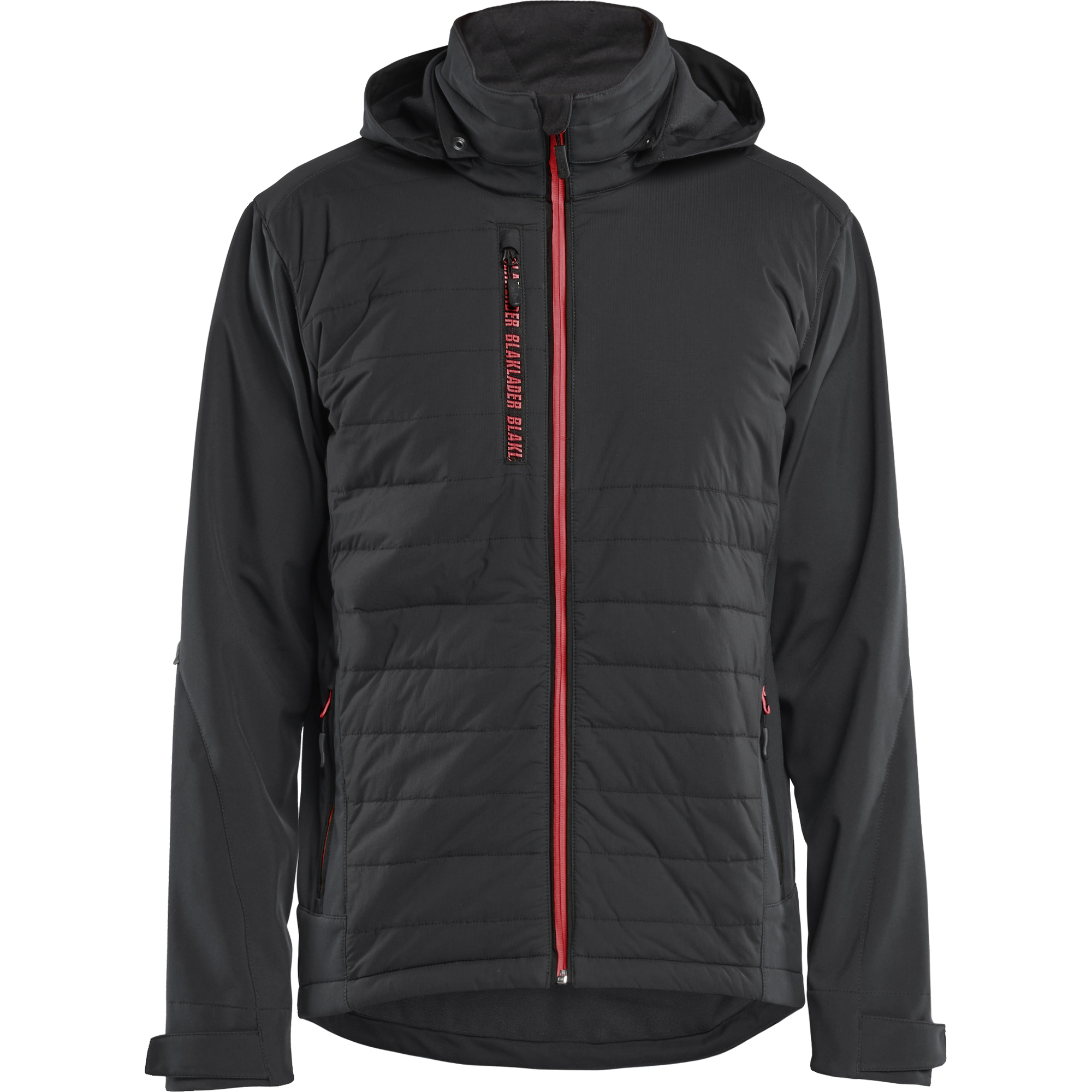 Blaklader Hybrid Jacket, Black/Red