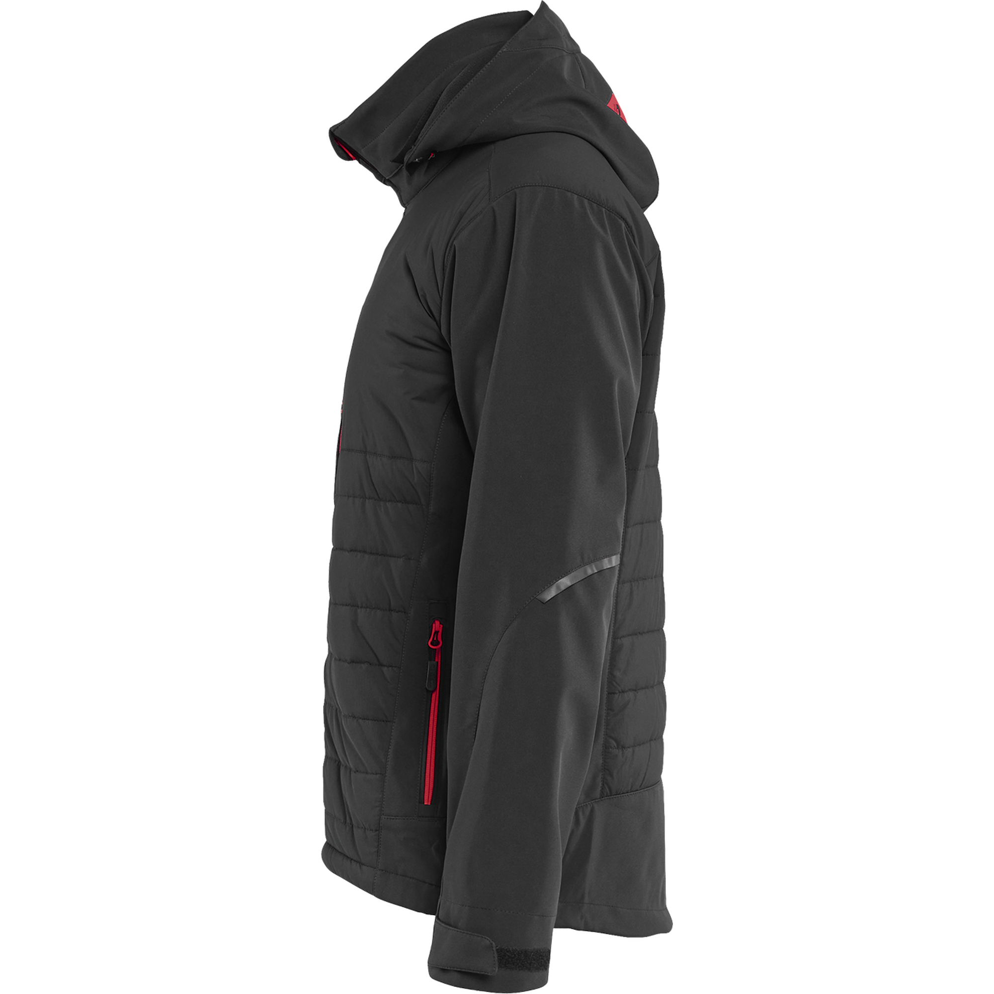Blaklader Hybrid Jacket, Black/Red (3)