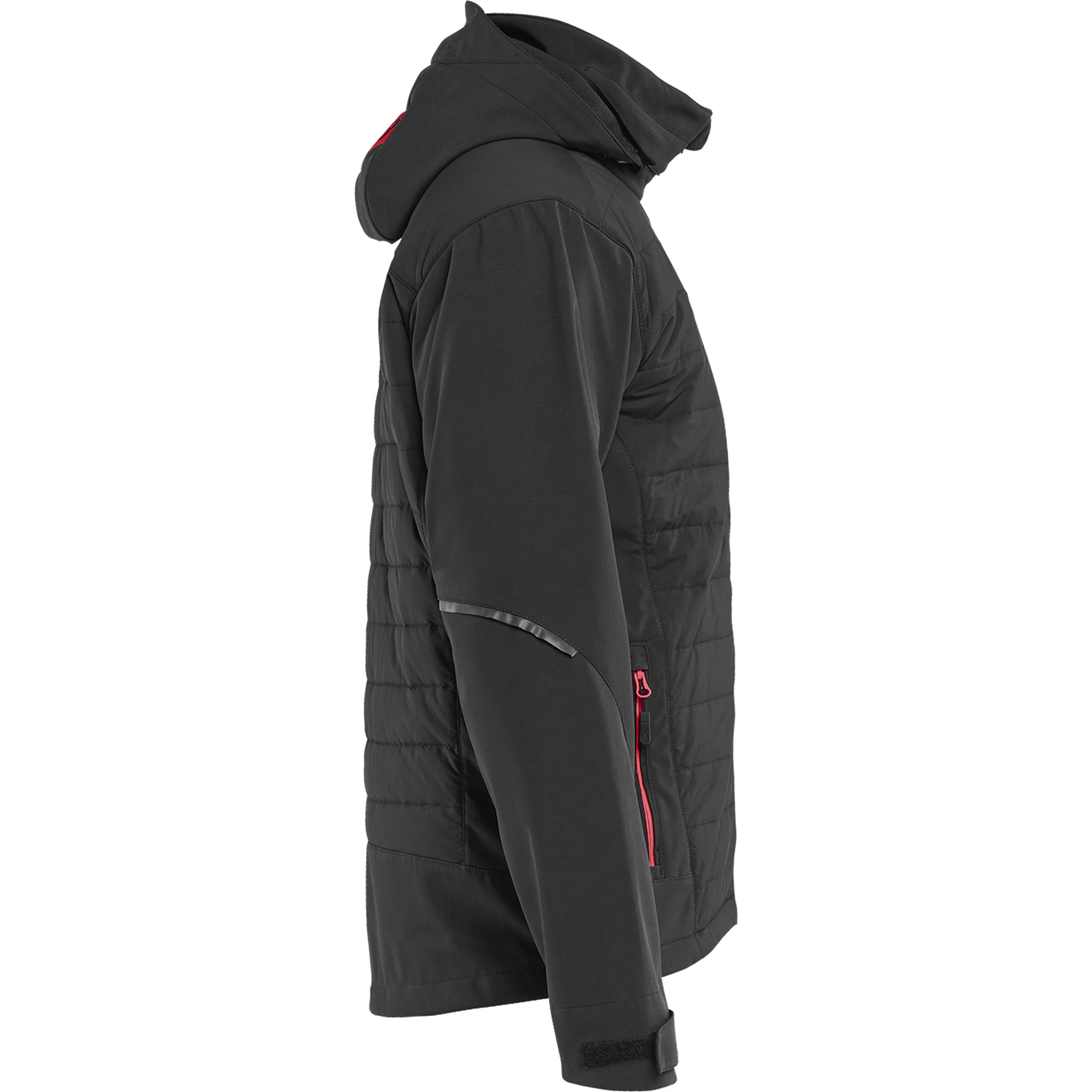 Blaklader Hybrid Jacket, Black/Red (2)