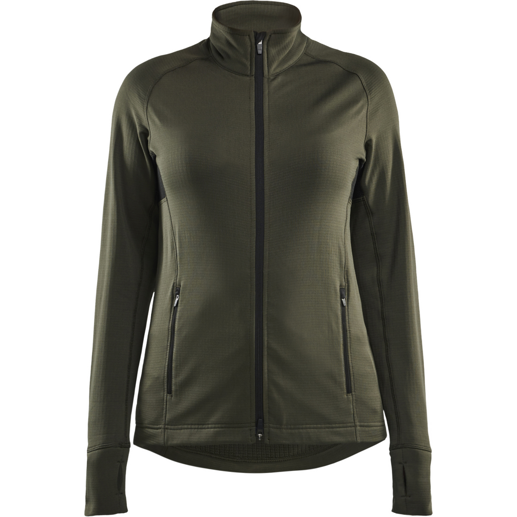 Blaklader STRIKER Women's Fleece Jacket, Forest Green