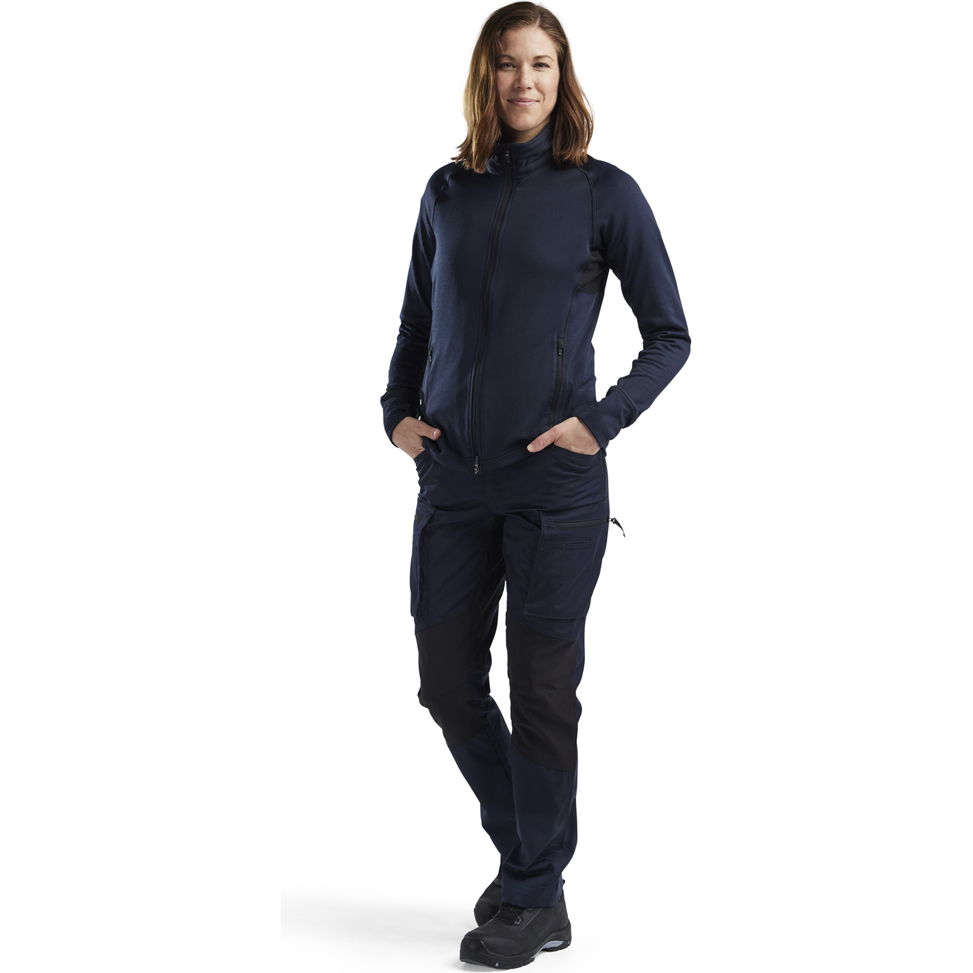 Blaklader STRIKER Women's Fleece Jacket, Dark Navy (5)