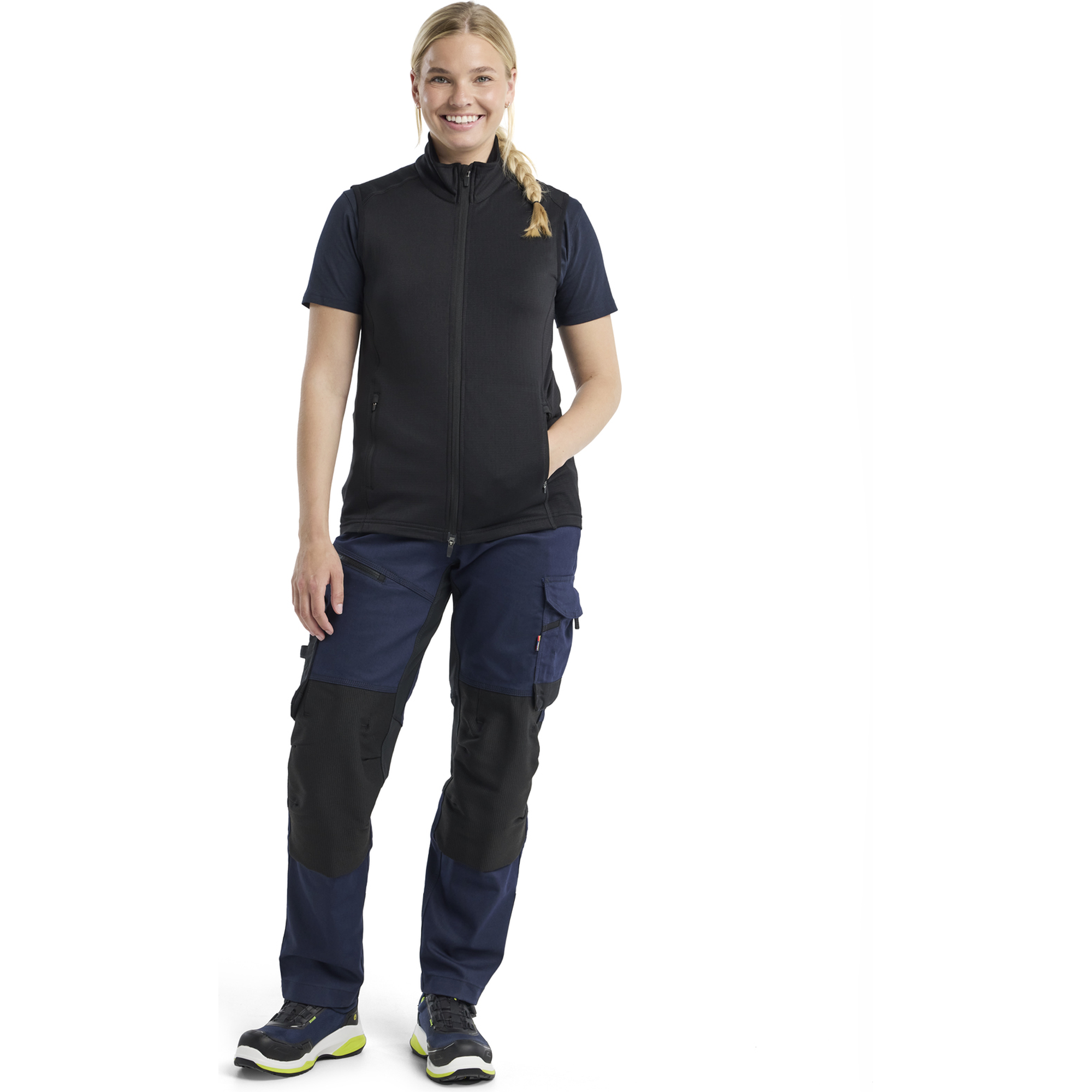 Blaklader STRIKER Ladies Fleece Vest, Black (5)