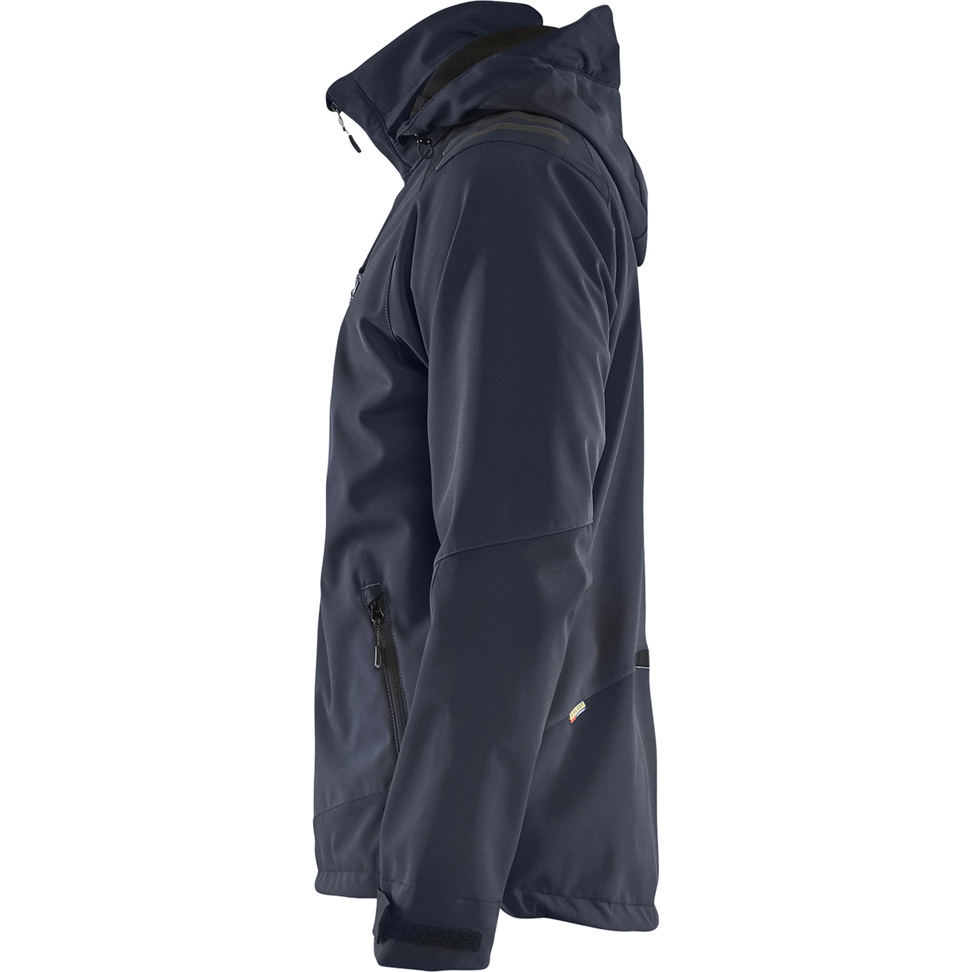 Blaklader Softshell Jacket, Dark Navy/Yellow (3)