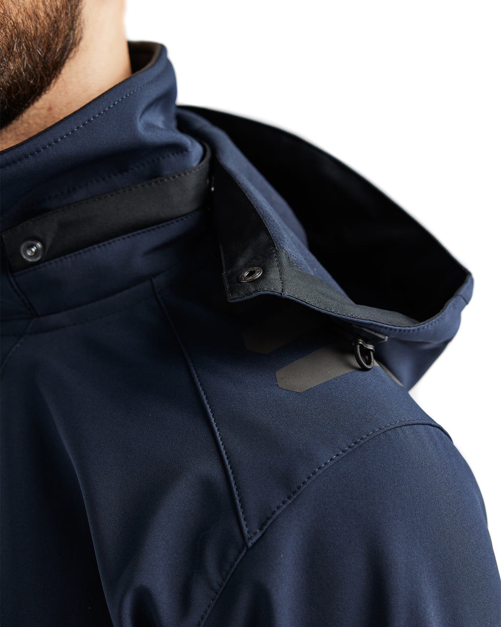 Blaklader Softshell Jacket, Dark Navy/Yellow (6)