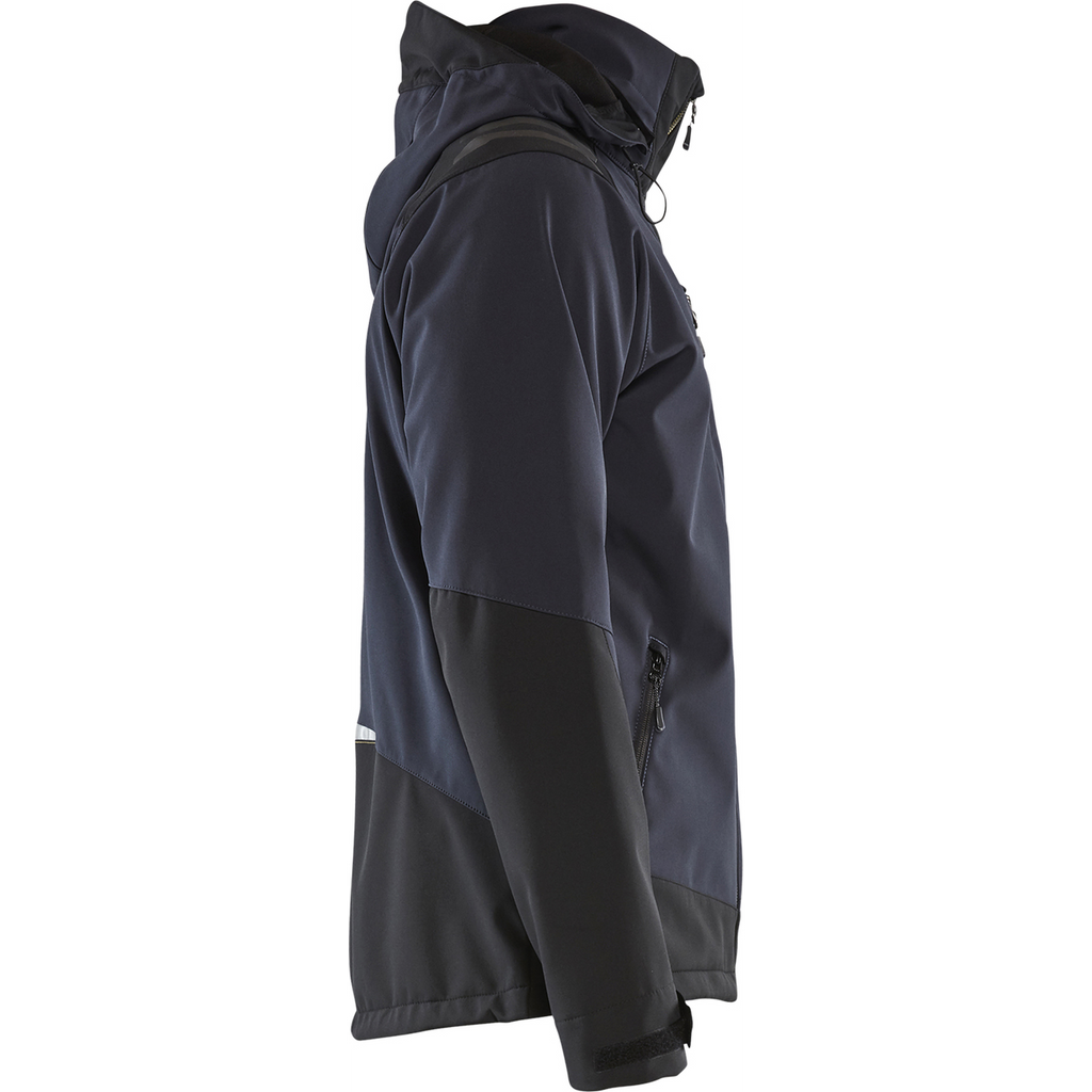 Blaklader Softshell Jacket, Dark Blue/Yellow (2)
