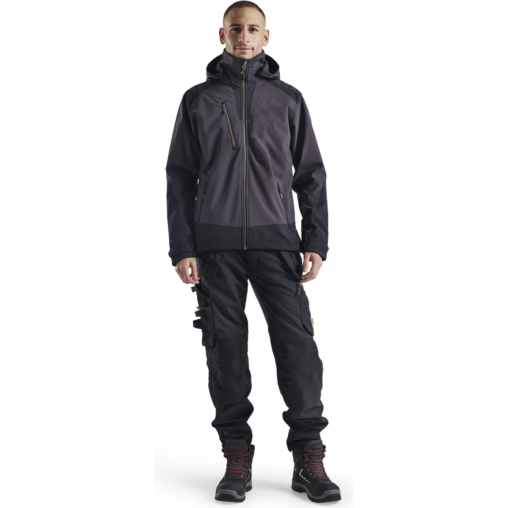 Blaklader Softshell Jacket, Dark Grey/Black (5)
