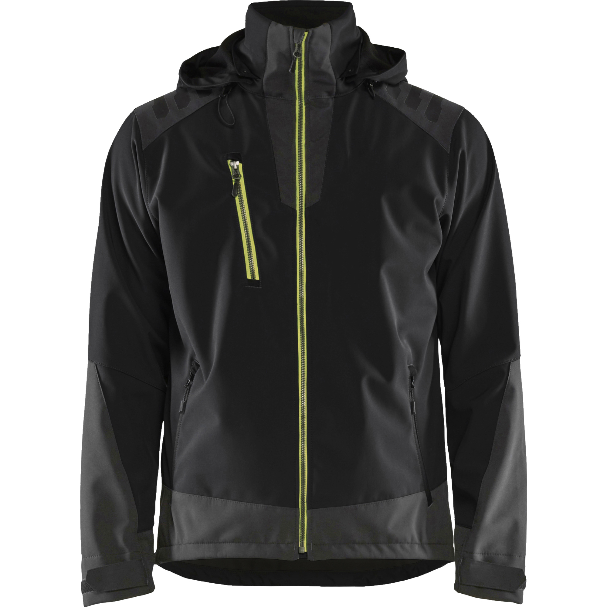 Blaklader Softshell Jacket, Black/Yellow