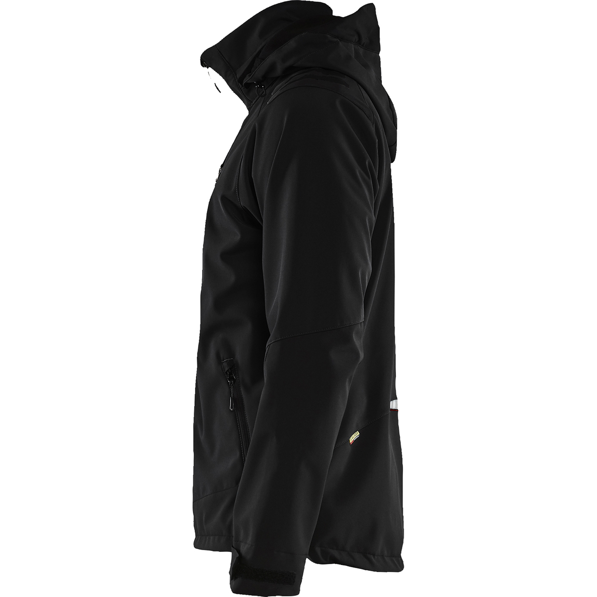 Blaklader Softshell Jacket, Black/Red (3)