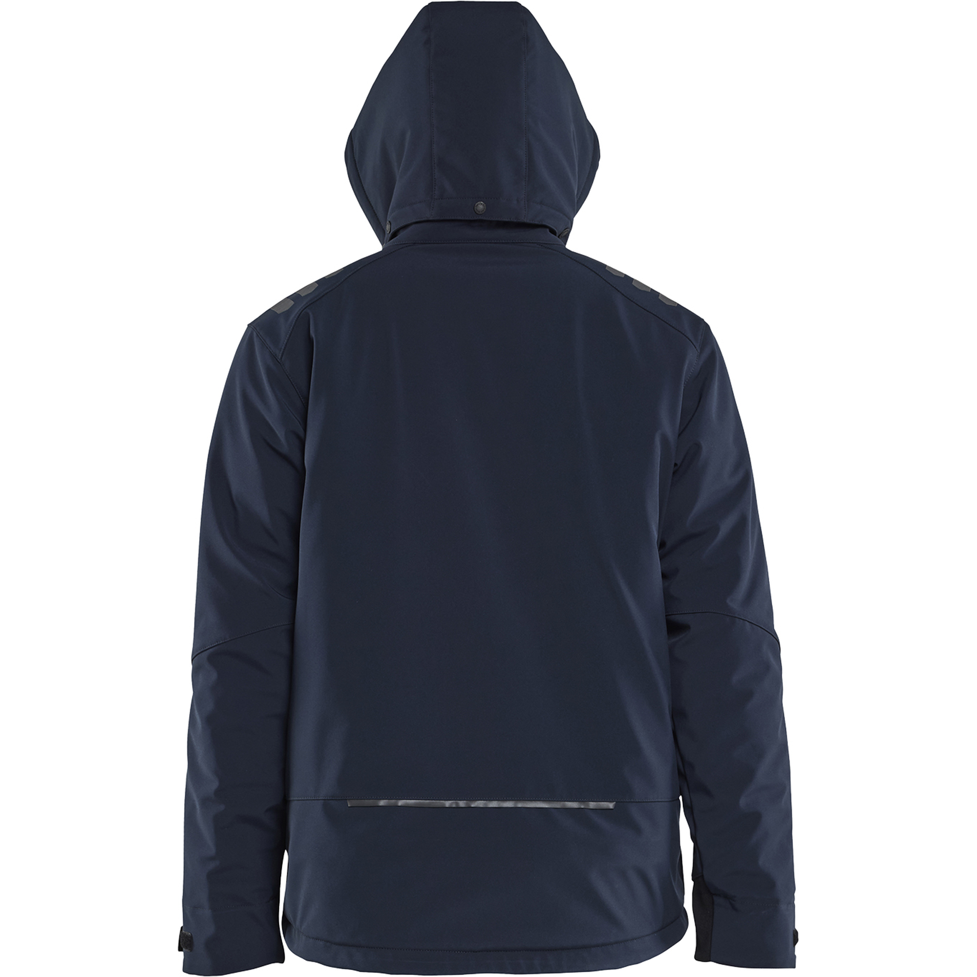Blaklader Softshell Winter Jacket Lightly Lined, Dark Navy/High Vis Yellow (5)