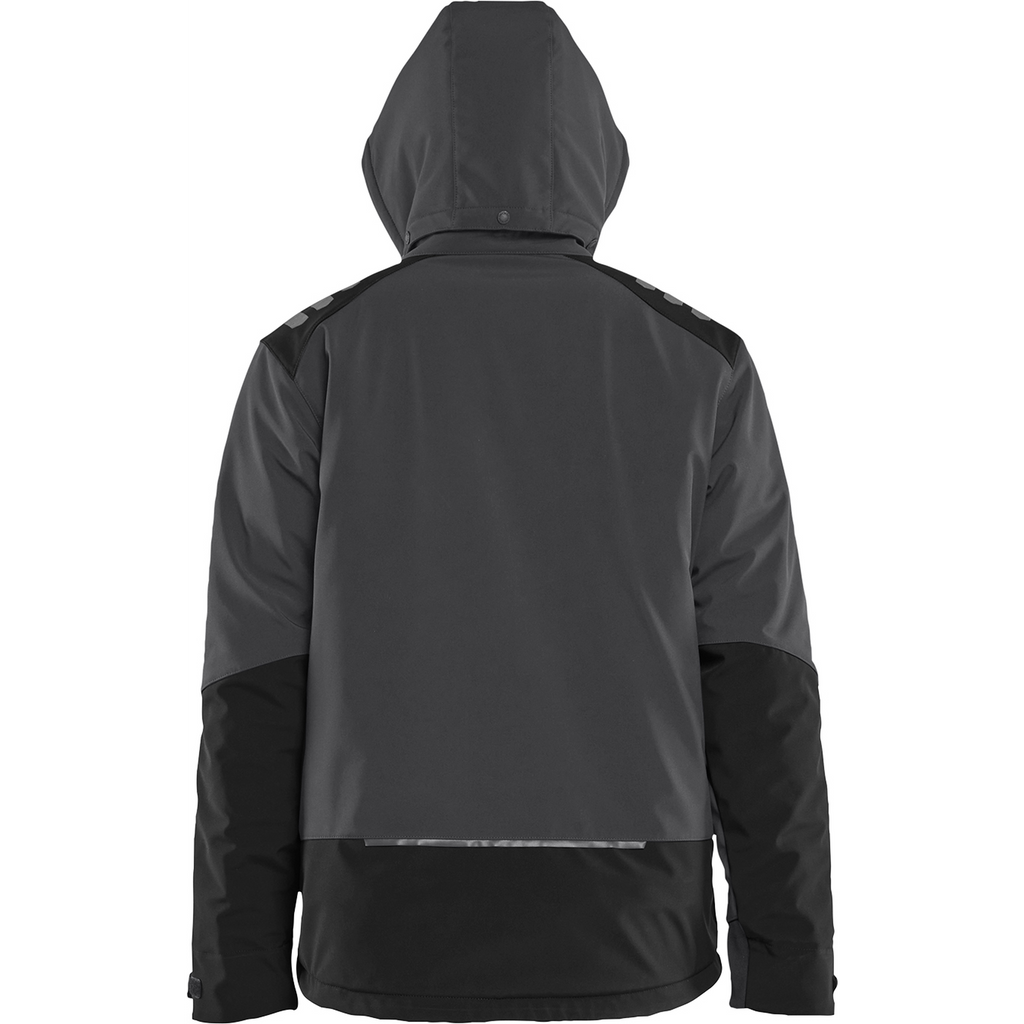 Blaklader Softshell Winter Jacket Lightly Lined, Dark Grey/Black (5)