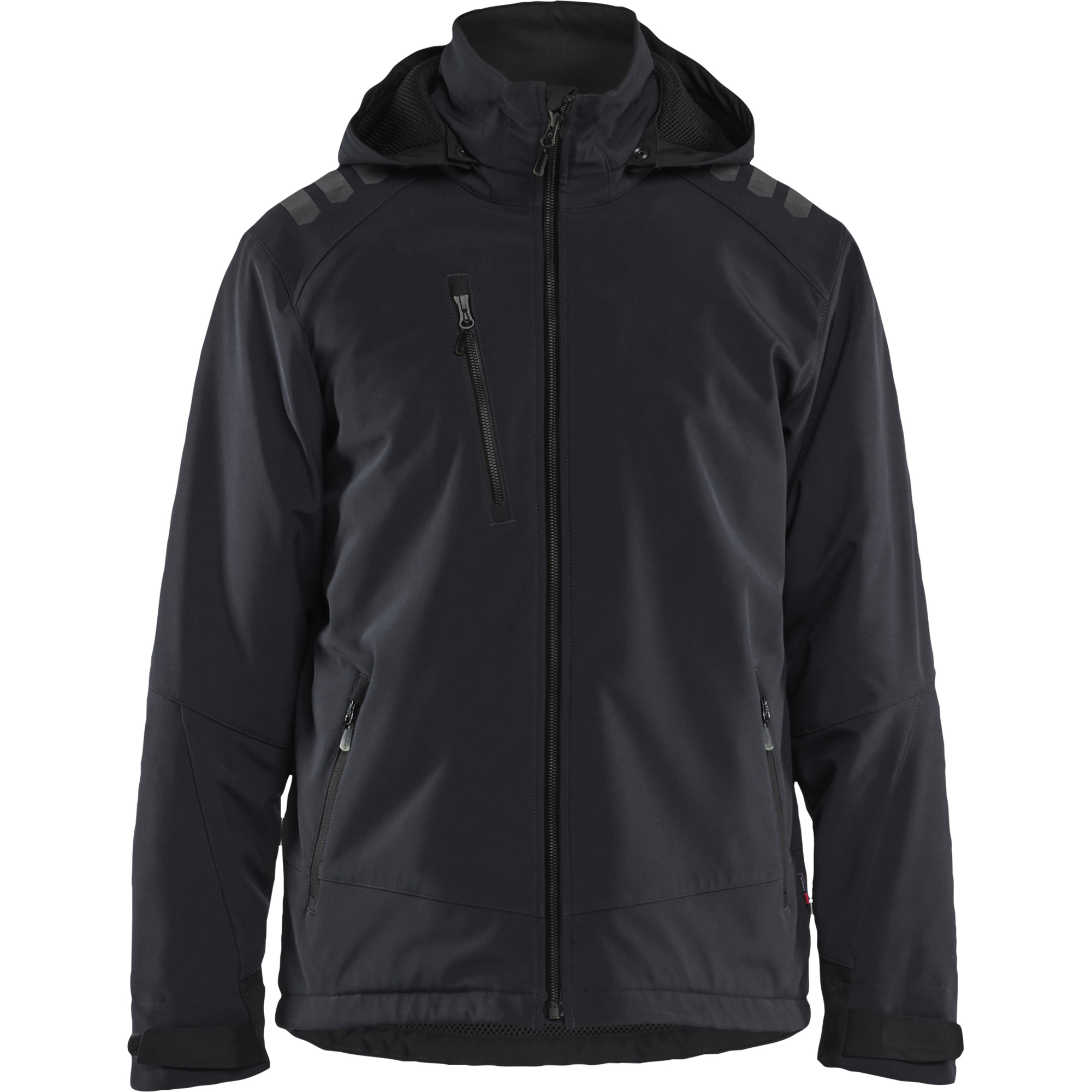 Blaklader Lightly Lined Softshell Winter Jacket, Black/Black