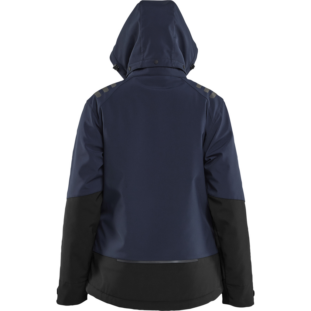 Blaklader Ladies Softshell Winter Jacket Lightly Lined, Dark Navy/Black (5)
