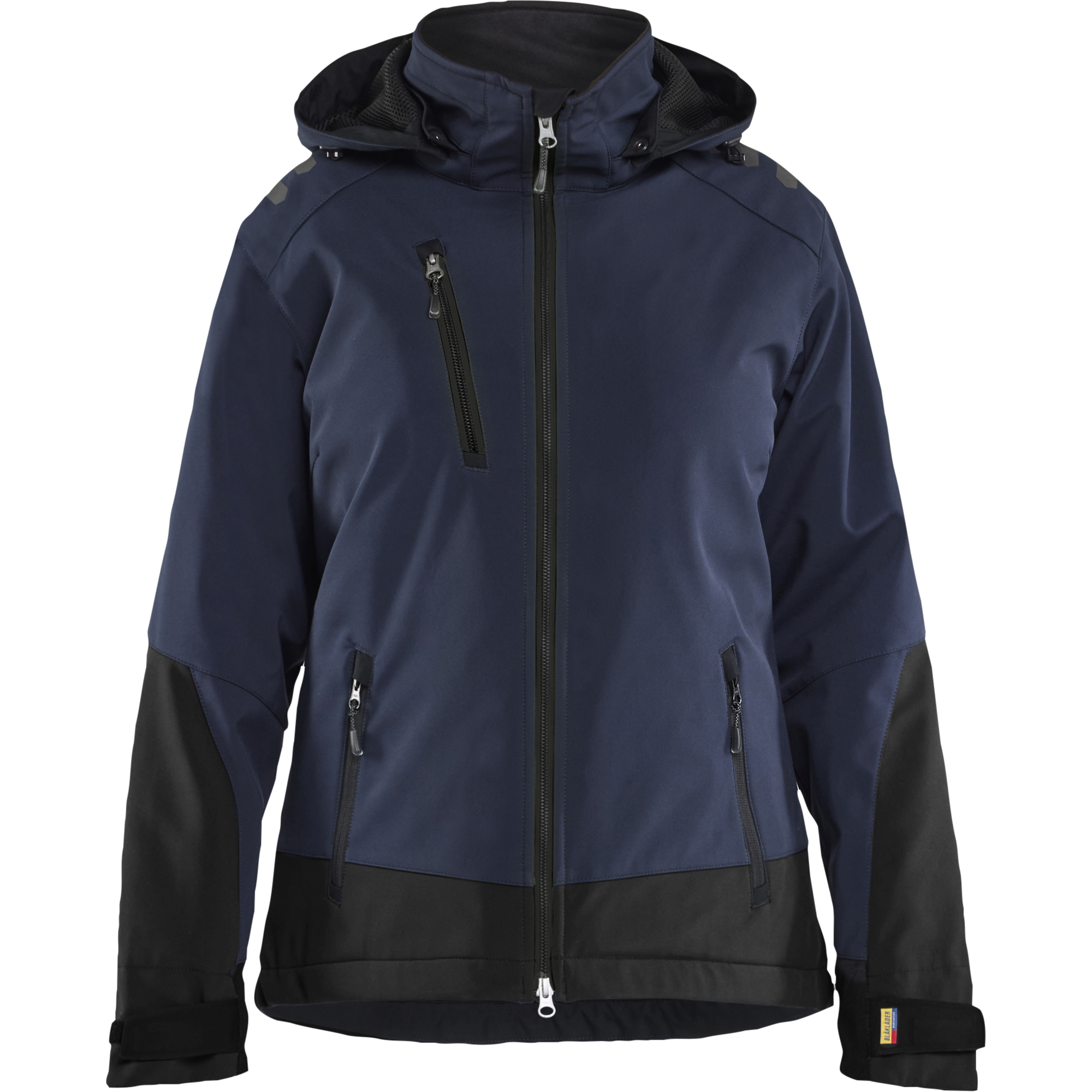 Blaklader Ladies Softshell Winter Jacket Lightly Lined, Dark Navy/Black