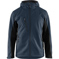 Blaklader Softshell Jacket with Hood, Dark Navy/Black