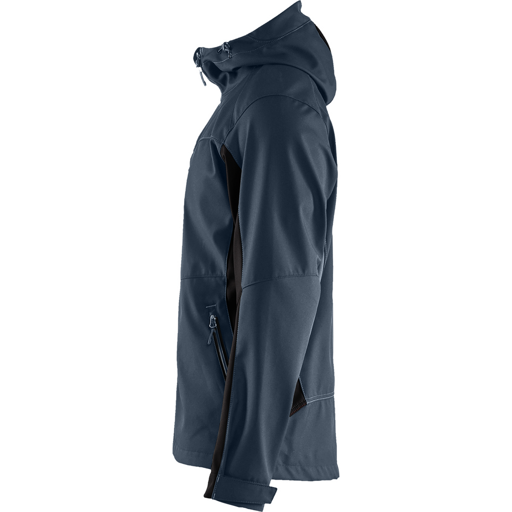 Blaklader Softshell Jacket with Hood, Dark Navy/Black (3)