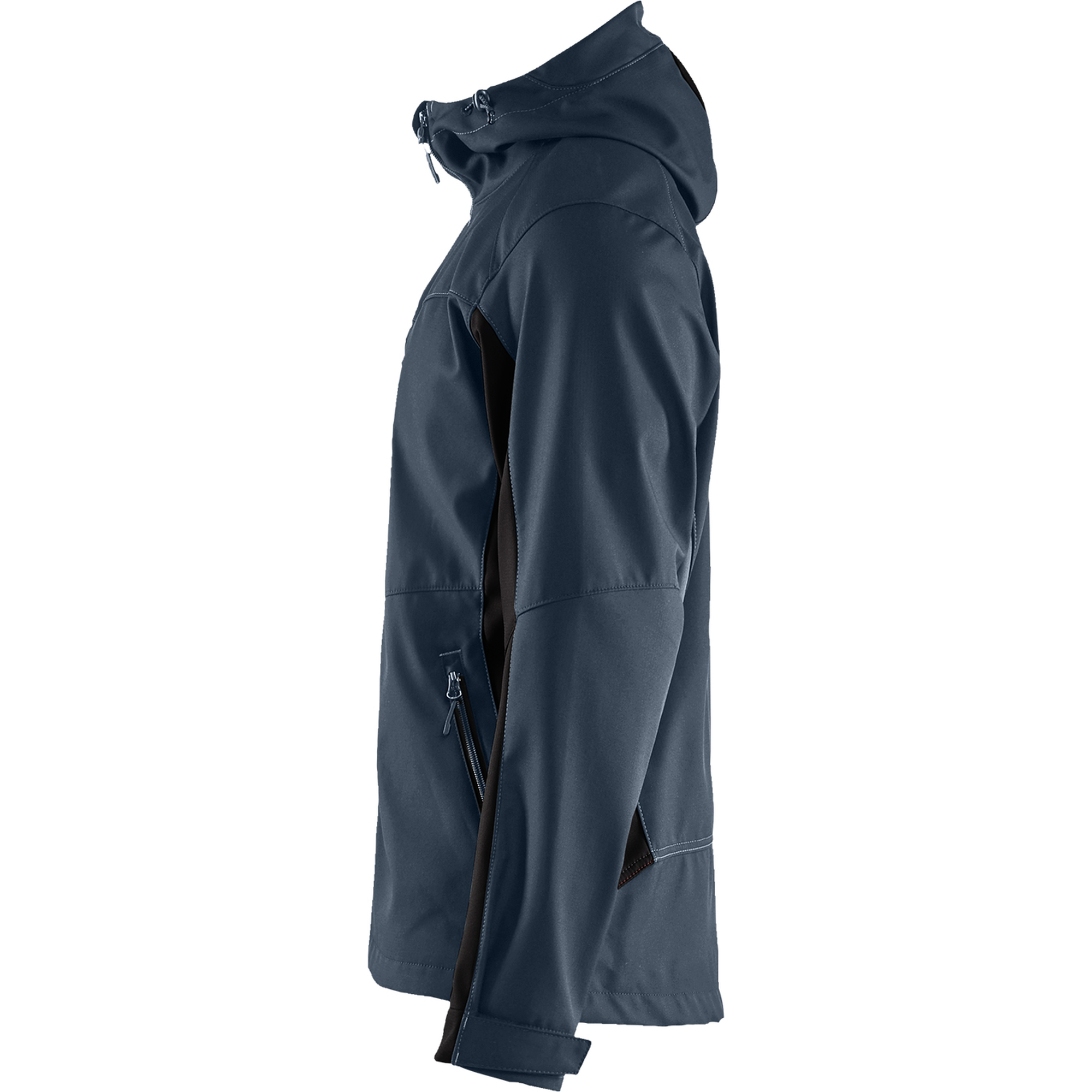 Blaklader Softshell Jacket with Hood, Dark Navy/Black (3)