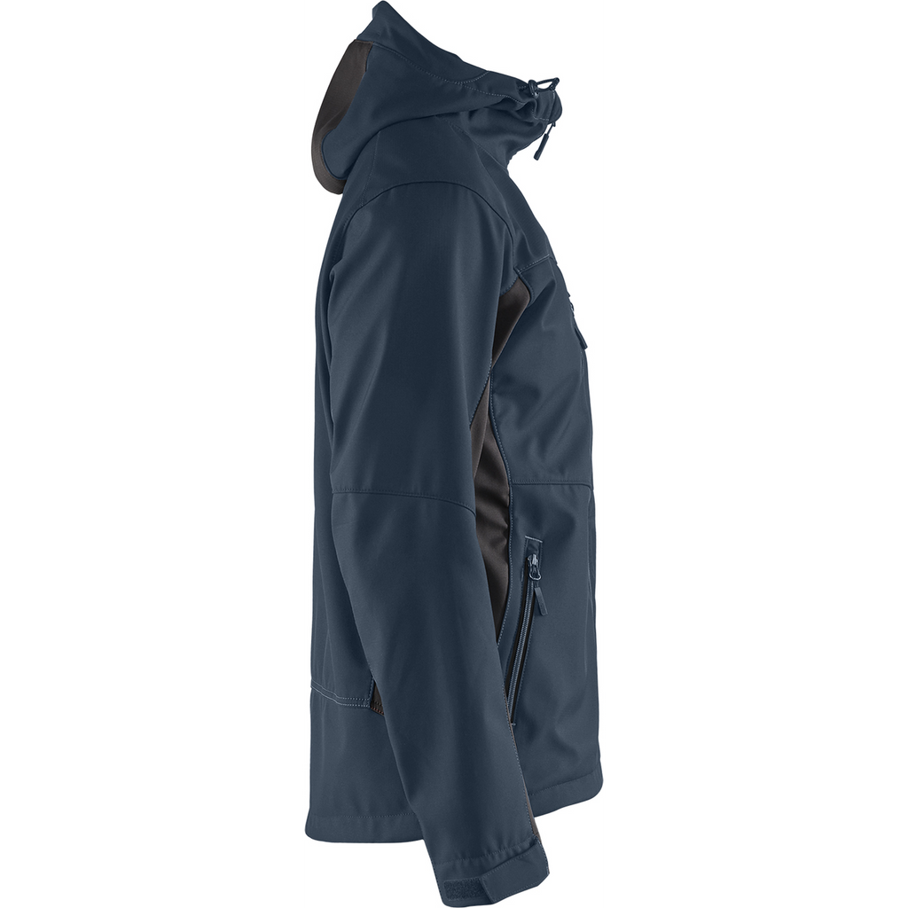 Blaklader Softshell Jacket with Hood, Dark Navy/Black (2)