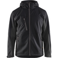 Blaklader Softshell Jacket with Hood, Black/Dark Grey