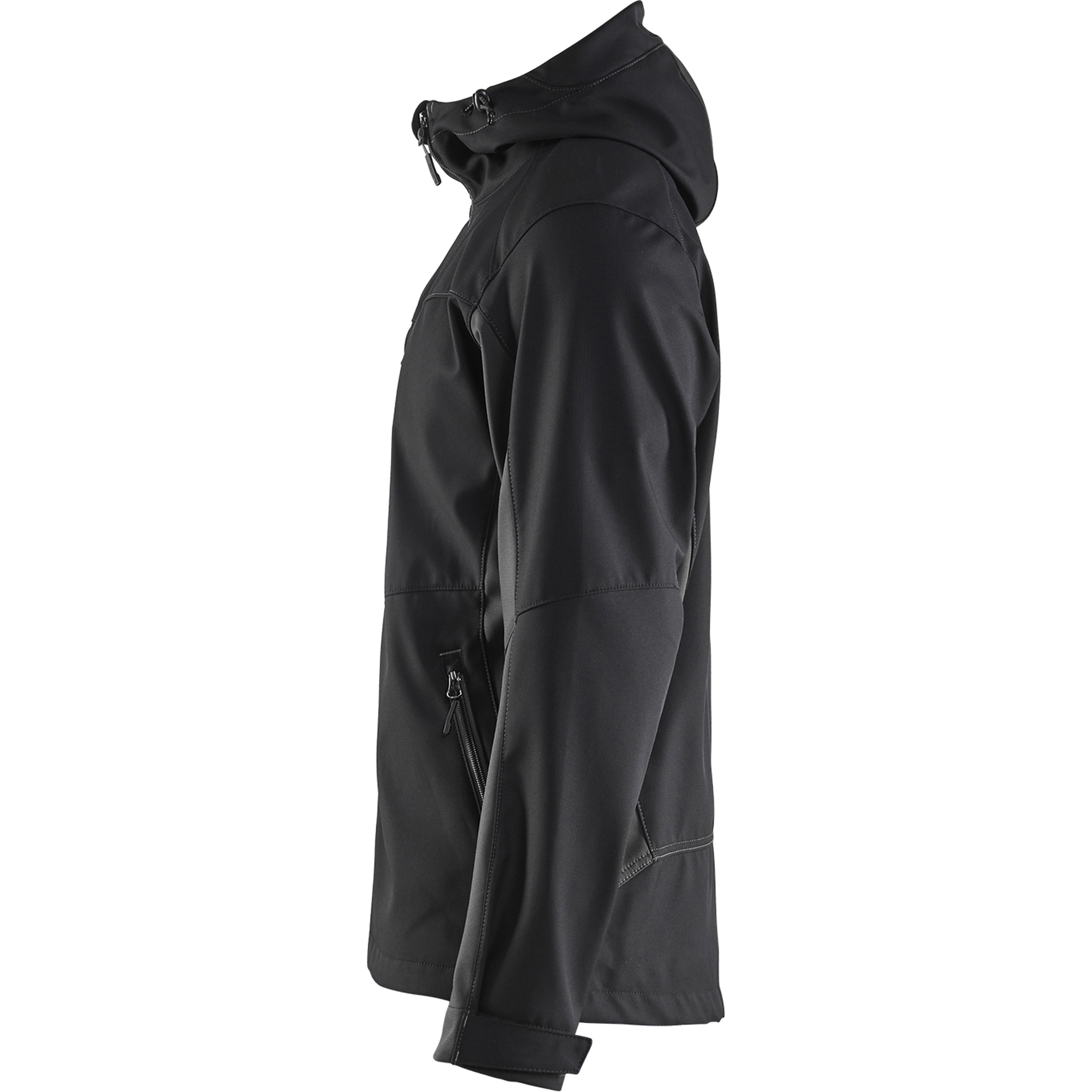 Blaklader Softshell Jacket with Hood, Black/Dark Grey (3)