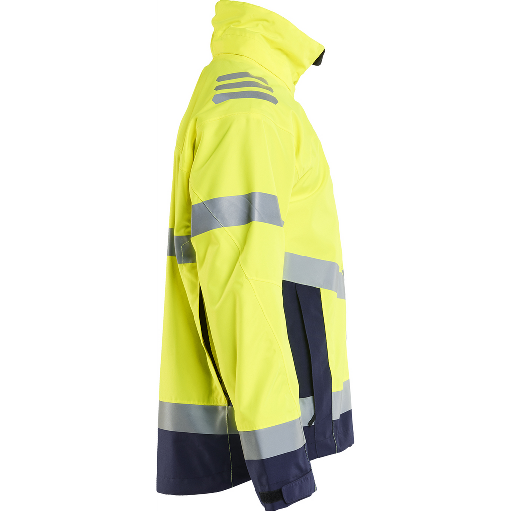 Blaklader High Vis Shell Jacket, Yellow/Navy Blue (2)