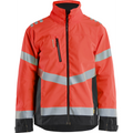 Blaklader High Vis Shell Jacket, Red/Black