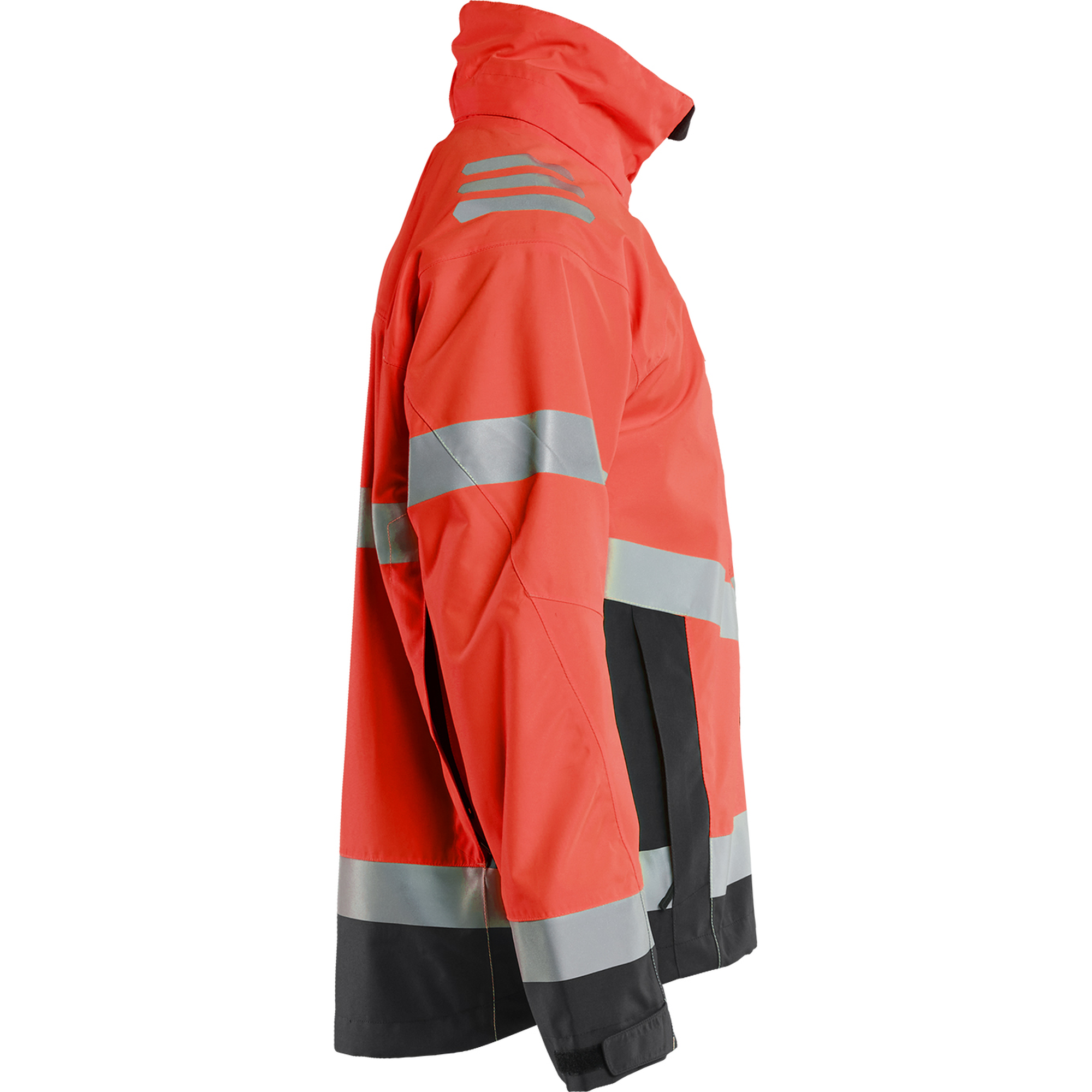 Blaklader High Vis Shell Jacket, Red/Black (2)