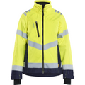 Blaklader High Vis Women's Shell Jacket, Yellow/Navy Blue