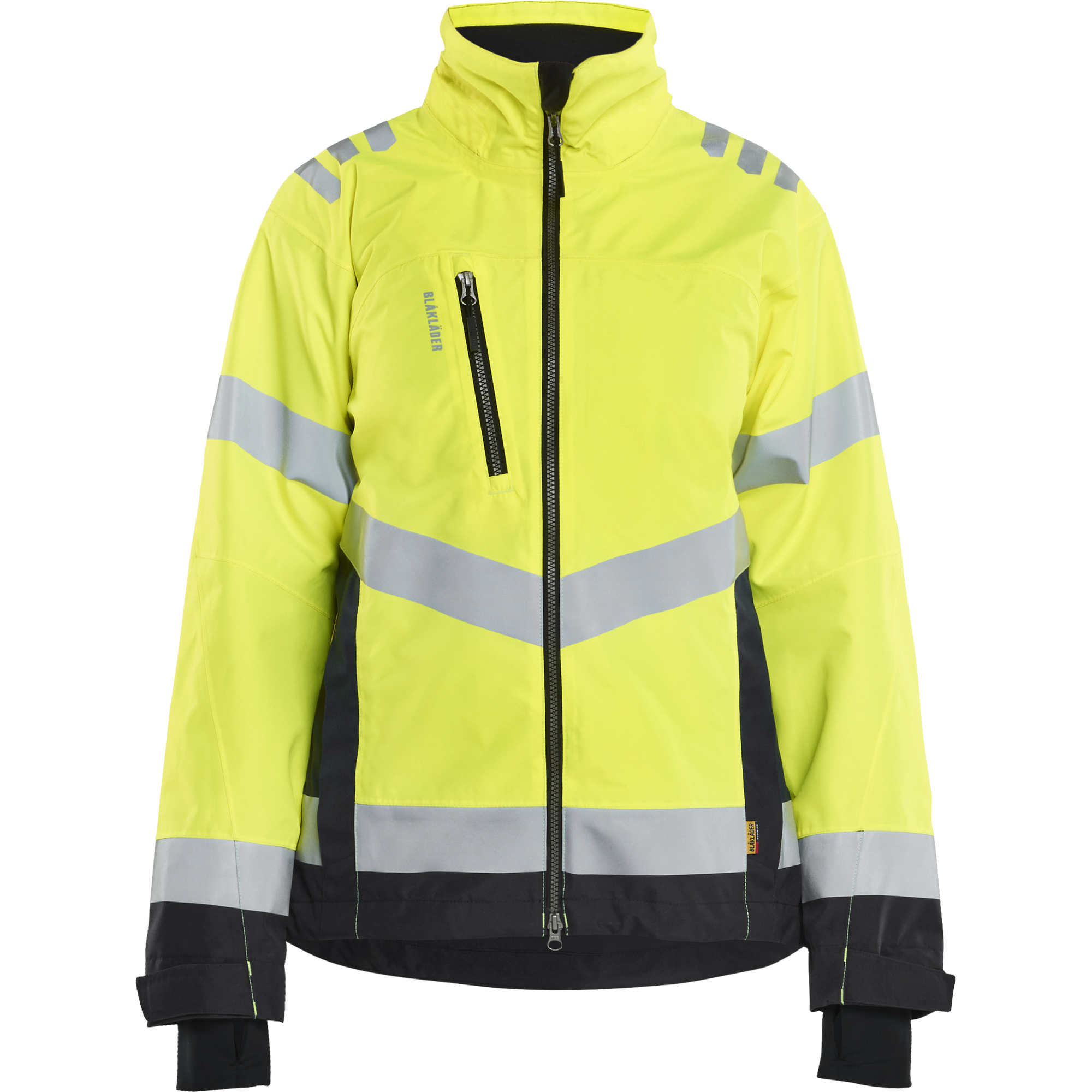 Blaklader High Vis Ladies Shell Jacket, Yellow/Black
