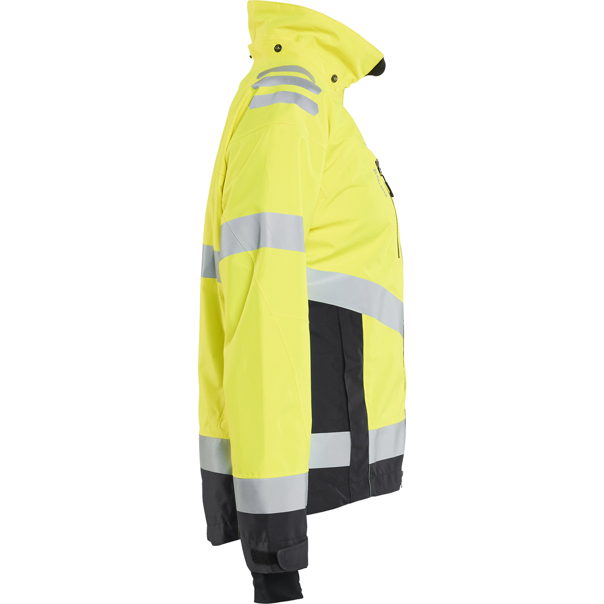 Blaklader High Vis Ladies Shell Jacket, Yellow/Black (2)