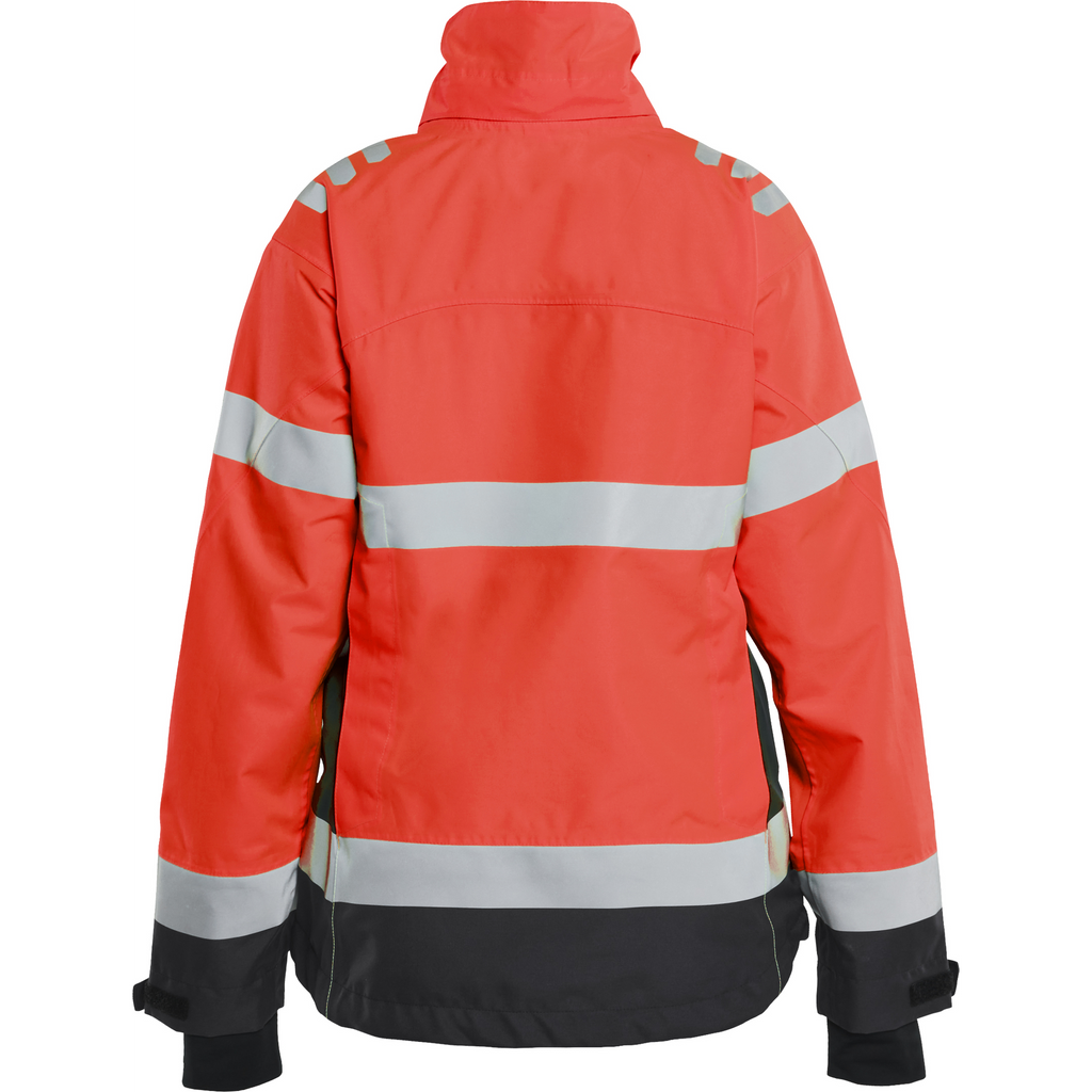 Blaklader High Vis Women's Shell Jacket, Red/Black (4)