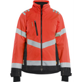 Blaklader High Vis Women's Shell Jacket, Red/Black