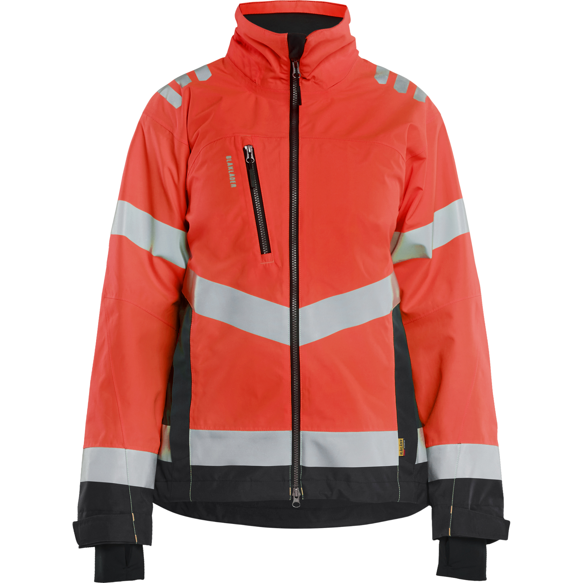 Blaklader High Vis Women's Shell Jacket, Red/Black