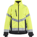 Blaklader Women's High Vis Winter Jacket Lightly Lined, High Vis Yellow/Black